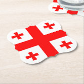 Georgienflagge Untersetzer (angewinkelt)