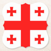 Georgienflagge Untersetzer (Vorderseite)