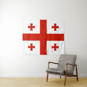 Georgienflagge Wandteppich (Beispiel (Horizontal))