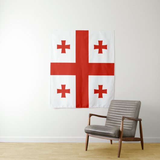Georgienflagge Wandteppich (Beispiel)
