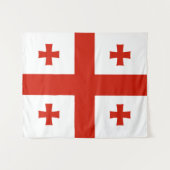 Georgienflagge Wandteppich (Vorderseite (Horizontal))