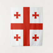 Georgienflagge Wandteppich (Vorderseite)