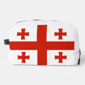 Georgienflagge Waschbeutel (Vorderseite)