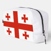 Georgienflagge Waschbeutel (Rechte Ecke)