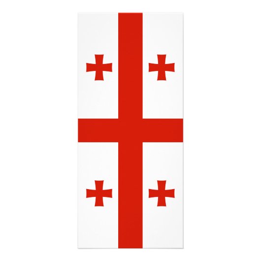 Georgienflagge Werbekarte (Vorne)
