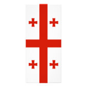Georgienflagge Werbekarte (Hinten)