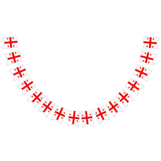 Georgienflagge Wimpelkette (Alle)