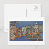 GeorgienGroße BuchstabenszenenGeorgien 2 Postkarte (Vorne/Hinten)