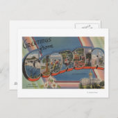 GeorgienGroße BuchstabenszenenGeorgien Postkarte (Vorne/Hinten)