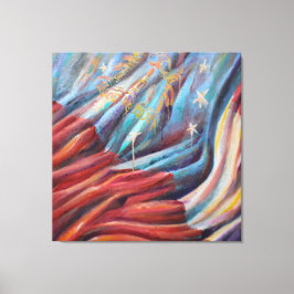 Georgienische Staatsflagge - Canvas Print Leinwanddruck