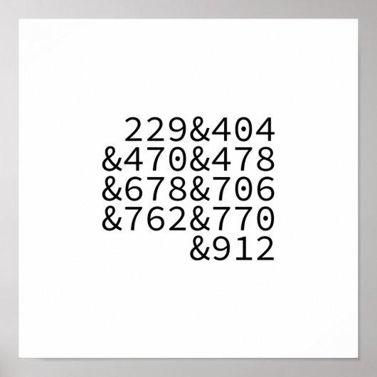 Georgienkodizes Poster (Vorne)