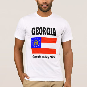 Georgiens Staatsflagge und Motto T-Shirt