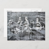 Georgiens Steinzeitdenkmal Postkarte (Vorne/Hinten)