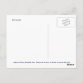 Georgiens Steinzeitdenkmal Postkarte (Rückseite)