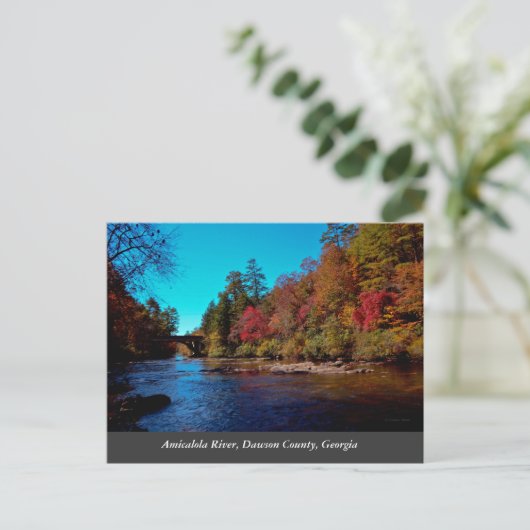 Georgier Herbst Postkarte (Stehend Vorderseite)
