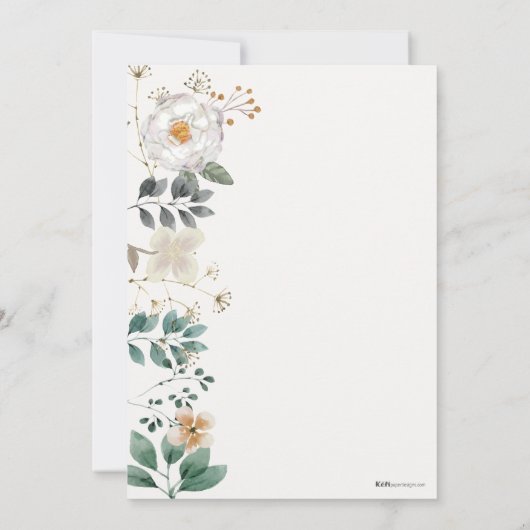 Georgina Einladung (Rückseite)