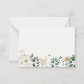 Georgina Mini Notecard Mitteilungskarte (Rückseite)