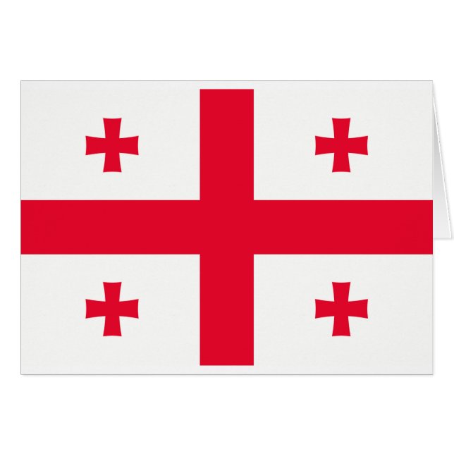 georgische Flagge (Vorderseite (Horizontal))