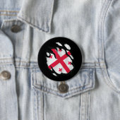 georgische Flagge Button (Beispiel)