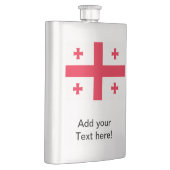 georgische Flagge Flachmann (Rechts)