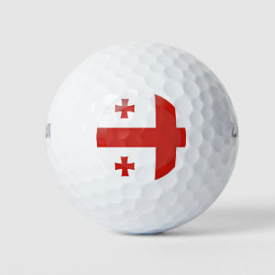 georgische Flagge Golfball