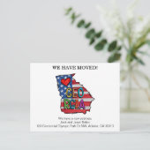 georgische Staat-Wechselkarten Postkarte (Stehend Vorderseite)