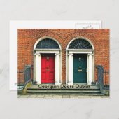 Georgische Tür-Postkarte Postkarte (Vorne/Hinten)