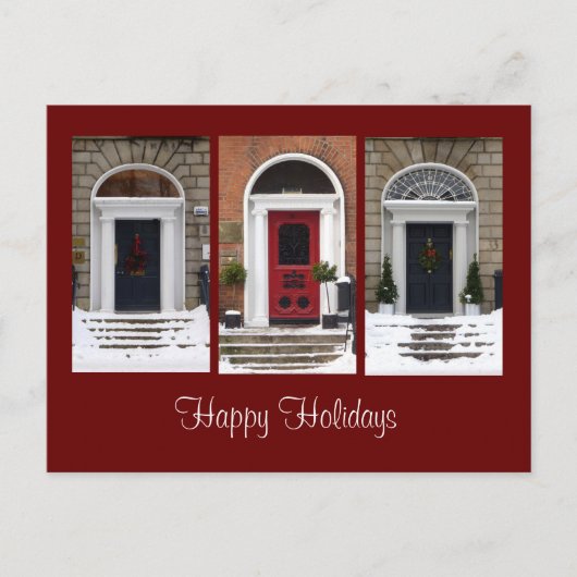 Georgische Tür-saisonalpostkarte Feiertagspostkarte (Vorderseite)