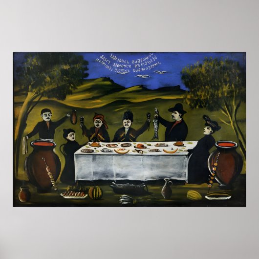 Georgischer Maler Niko Pirosmani Poster (Vorne)