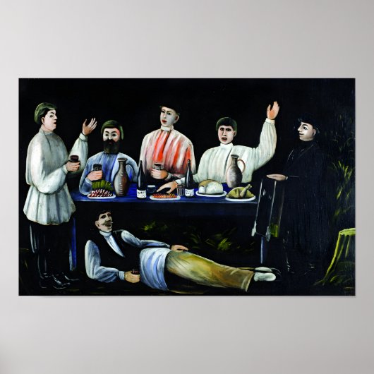 Georgischer Maler Niko Pirosmani Poster (Vorne)