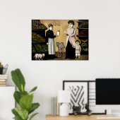 Georgischer Maler Niko Pirosmani Poster (Heimbüro)