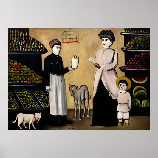 Georgischer Maler Niko Pirosmani Poster (Vorne)