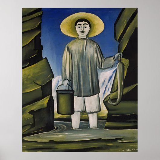 Georgischer Maler Niko Pirosmani Poster (Vorne)