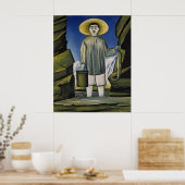 Georgischer Maler Niko Pirosmani Poster (Küche)