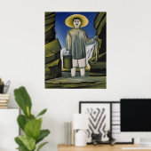 Georgischer Maler Niko Pirosmani Poster (Heimbüro)