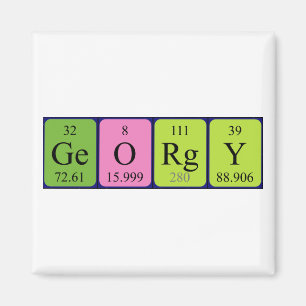 Georgischer Periodenmagnet Magnet