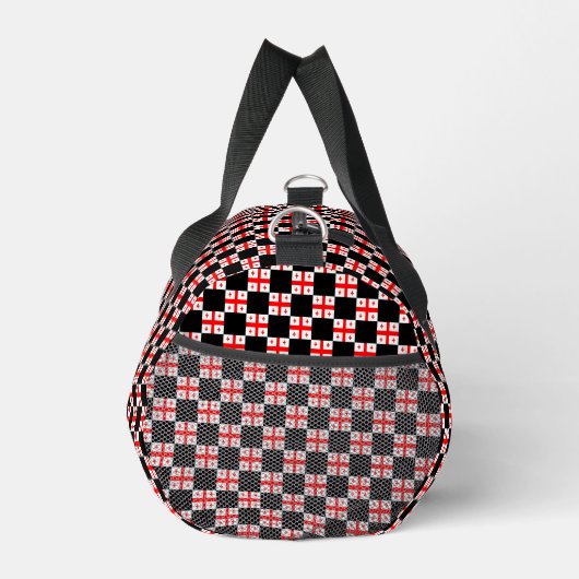 Georgisches Flaggenmuster Duffle Bag (Rechts)