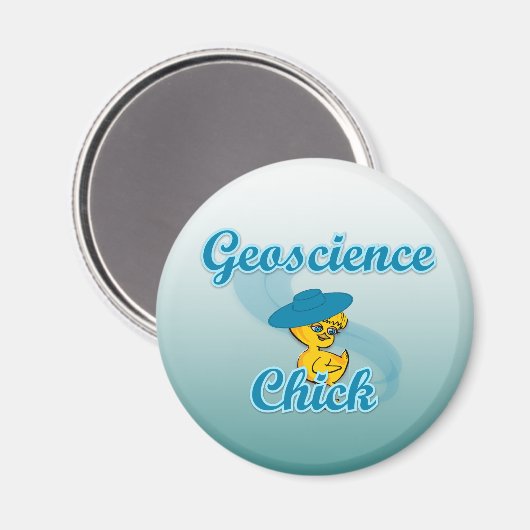Geoscience Chick #3 Magnet (Vorderseite/Rückseite)