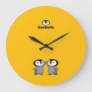 GeoSmile Große Wanduhr