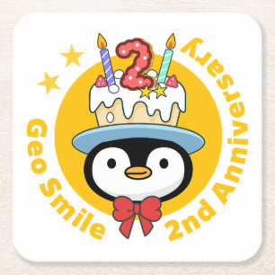 GeoSmile Paper Untersetzer