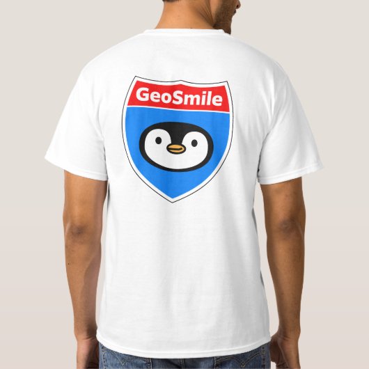 GeoSmile Road-Zeichen T-Shirt (Rückseite)