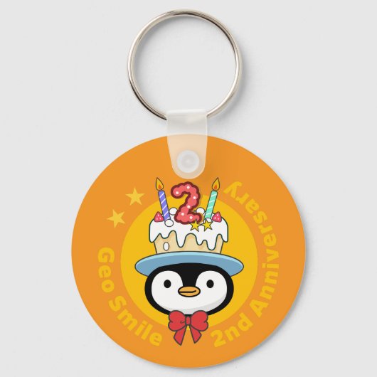 GeoSmile Schlüsselanhänger (Rückseite)