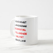Geospatial Intelligence Analyst, awesome Kaffeetasse (Vorderseite Links)