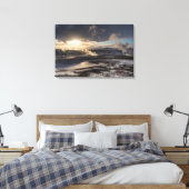 Geothermale Winterlandschaft Leinwanddruck (Insitu (Schlafzimmer))