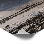 Geothermale Winterlandschaft Poster (Ecke)