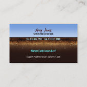 Geothermische Visitenkarten Visitenkarte (Rückseite)