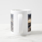 Geothermische Winterlandschaft Jumbo-Tasse (Rückseite)