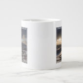 Geothermische Winterlandschaft Jumbo-Tasse (Vorderseite)