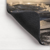 Geothermische Winterlandschaft Mousepad (Ecke)