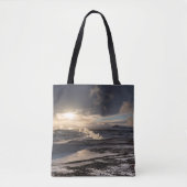 Geothermische Winterlandschaft Tasche (Vorderseite)